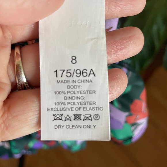 NWT - Kate Spade Pinegrove Fleur Nouveau Smocked Dress Size 8 - Picture 14 of 14